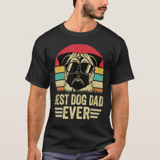Camiseta Melhor Pai de Cachorro de Todos os Tempos Vintage
