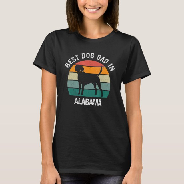 Camiseta Melhor Pai De Cachorro Do Alabama (Frente)