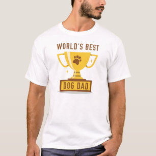 Camiseta Melhor Pai de Cachorro do Mundo