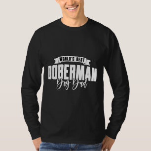 Camiseta Melhor Pai de Cachorro Doberman