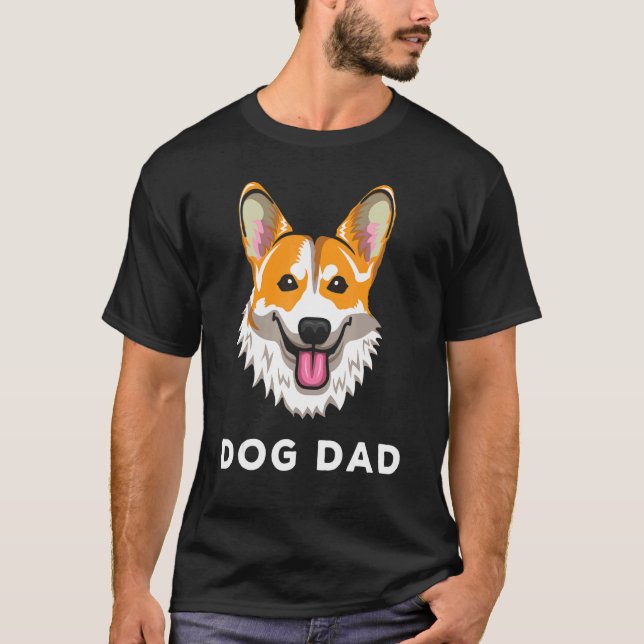 Camiseta Melhor Pai De Cachorro Já Dia de os pais Puppy Jac (Frente)