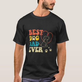 Camiseta Melhor Pai De Cachorro Já Dia de os pais Sarcástic