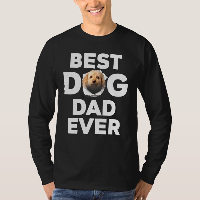 Camiseta Melhor Pai De Cachorro Nunca Cavapoo (Frente)