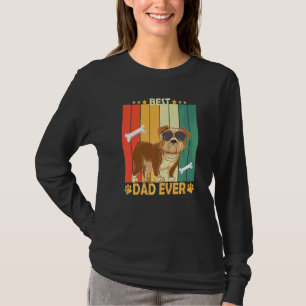 Camiseta Melhor Pai de Cachorro Nunca Retro Vintage D do Pa