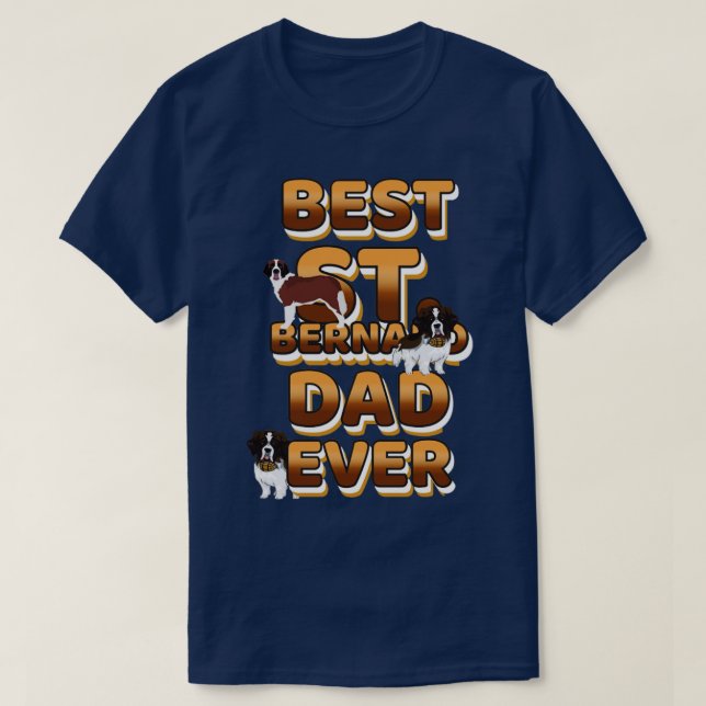 Camiseta Melhor Pai de Cachorro Nunca rua (Frente do Design)