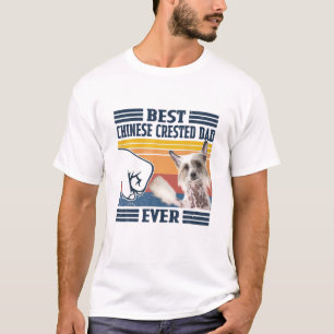 Camiseta Melhor Pai De Cachorro Pinto Chinês De Menino Já E