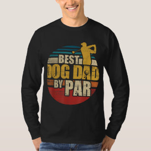 Camiseta Melhor Pai De Cachorro Por Par Retro Golf Player