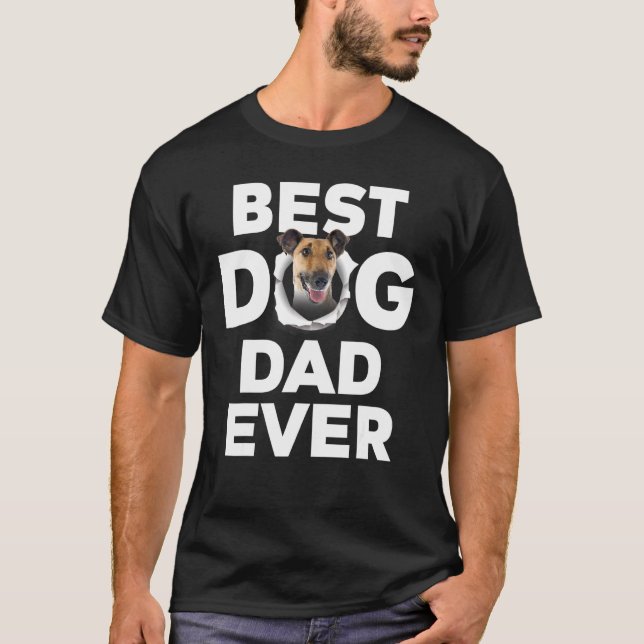 Camiseta Melhor Pai De Cachorro Que Nunca Foi Suave (Frente)
