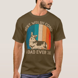 Camiseta Melhor Pai de Cachorro Welsh Corgi Nunca Retrograf