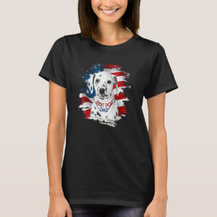 Camiseta Melhor Pai de Cachorros Dalmáticos Bandeira Custa