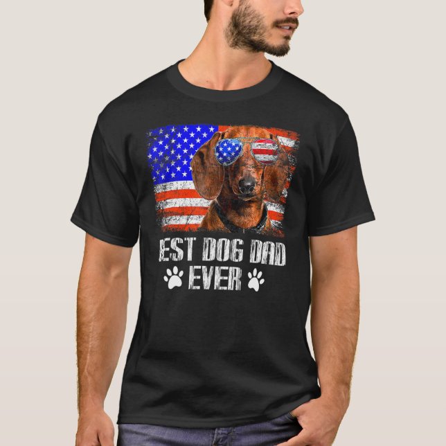 Camiseta Melhor Pai De Cachshund (Frente)