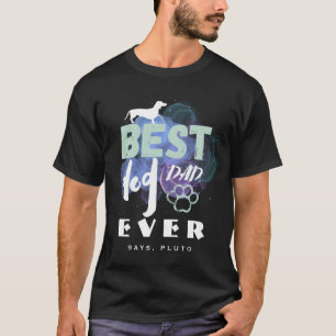 Camiseta Melhor Pai De Cães Cachorro De Cachorro