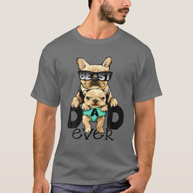 Camiseta Melhor Pai De Cães Para Os Melhores Pais (Frente)