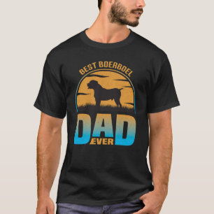 Camiseta Melhor Pai De Cães Retroativos Do Pai Da Boerboel