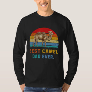 Camiseta Melhor Pai De Camelo Alguma Vez Com Amor Animal Re