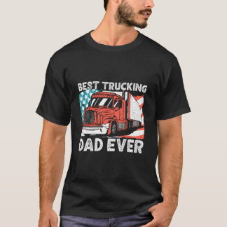 Camiseta Melhor Pai de Caminhão de Todos os Tempos