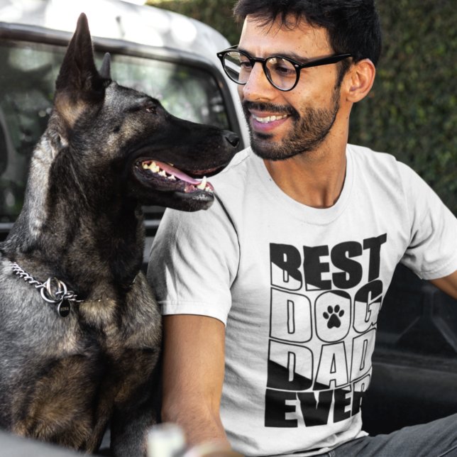 Camiseta Melhor Pai De Cão (Criador carregado)