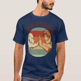 Camiseta Melhor Pai De Cão Alto 5 Cachorro Proprietário Pai