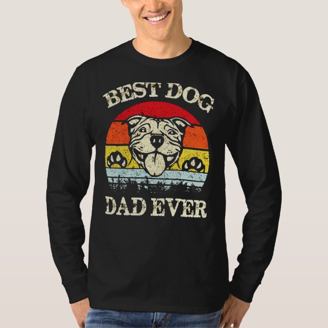 Camiseta Melhor Pai De Cão De Pitbull (Frente)