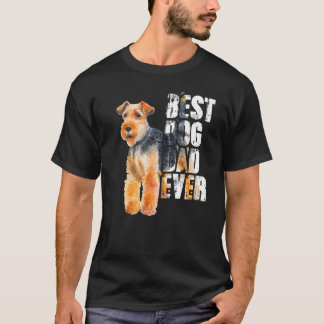 Camiseta Melhor Pai De Cão Nunca Cão Airedale