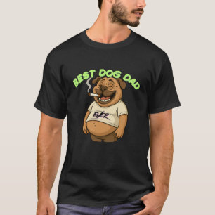 Camiseta Melhor Pai De Cão Nunca Engraçado Presente para
