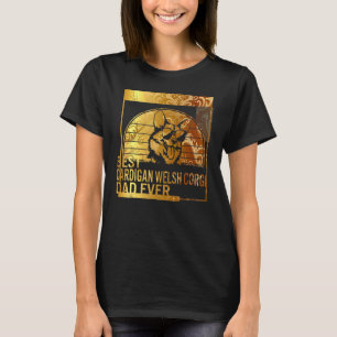 Camiseta Melhor Pai de Cardigan Welsh Corgi Nunca pai de cã