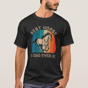 Camiseta Melhor Pai de Cavalo Alguma Vez com Gráfico de Cav