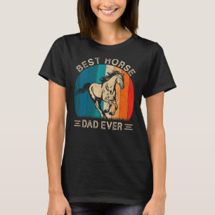 Camiseta Melhor Pai de Cavalo Alguma Vez com Gráfico de Cav