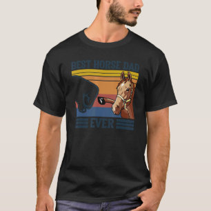 Camiseta Melhor Pai de Cavalo de Sempre Cavalo Dia dos Pa