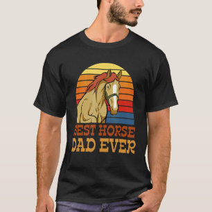 Camiseta Melhor Pai de Cavalo de Sempre Designs de Fantasia