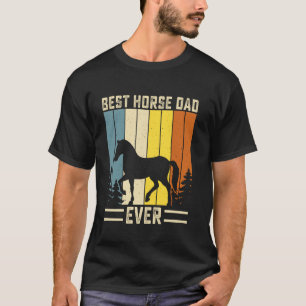 Camiseta Melhor Pai de Cavalo de Todos os Tempos Amor por C
