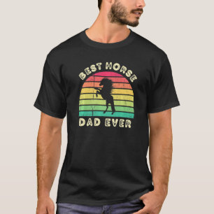 Camiseta Melhor Pai de Cavalo de Todos os Tempos para homen