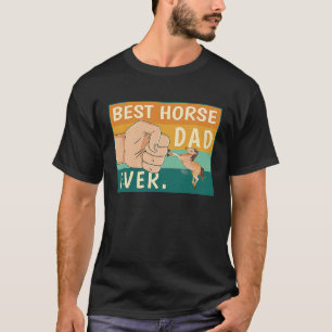 Camiseta Melhor Pai de Cavalo Já Existiu Montando Garanhão