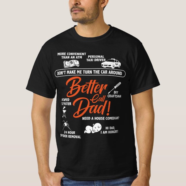 Camiseta Melhor Pai de Chamada - O mais recente Solucionado (Frente)
