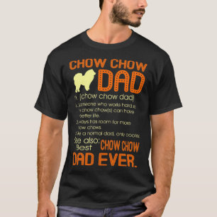 Camiseta Melhor Pai De Chow De Dia de os pais De Pais Já P