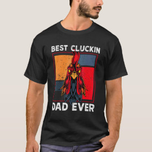 Camiseta Melhor Pai de Cluckin Já Pai De Frango Legal Gelad