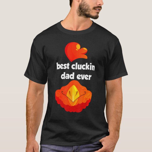 Camiseta Melhor Pai de Cluckin Nunca (Frente)
