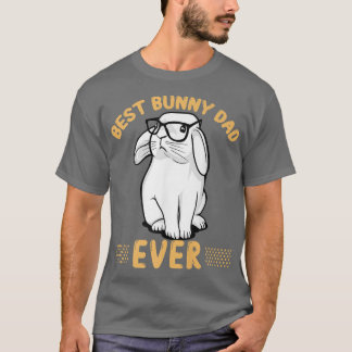 Camiseta Melhor Pai De Coelhinho Alguma Vez Vintage Coelho