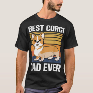 Camiseta Melhor Pai De Corgi Do Mens