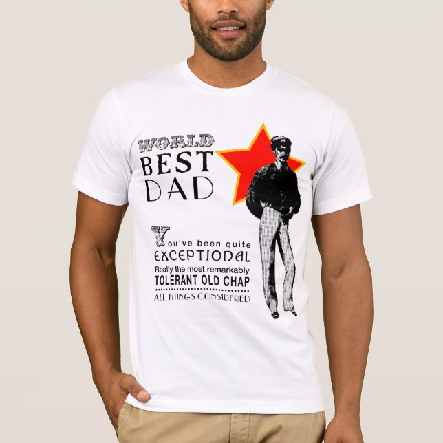 Camiseta Melhor Pai de críquete (Frente)