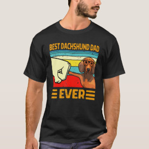 Camiseta Melhor Pai De Dachshund Engraçado