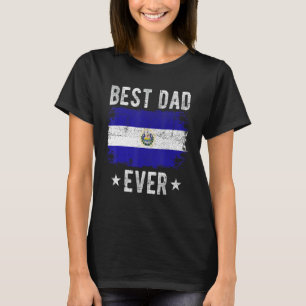 Camiseta Melhor Pai De El Salvador Bandeira Melhor Pai Salv