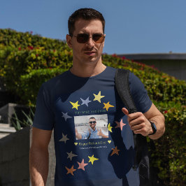 Camiseta Melhor pai de fotos do Dia de os pais personalizad