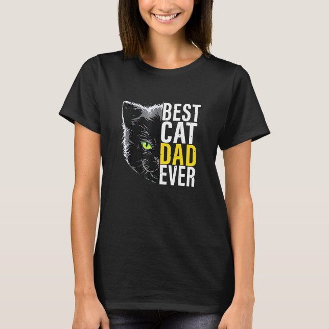 Camiseta Melhor Pai De Gato (Frente)