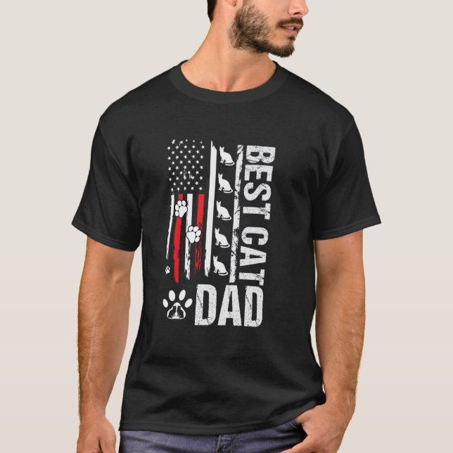 Camiseta Melhor Pai de Gato (Frente)