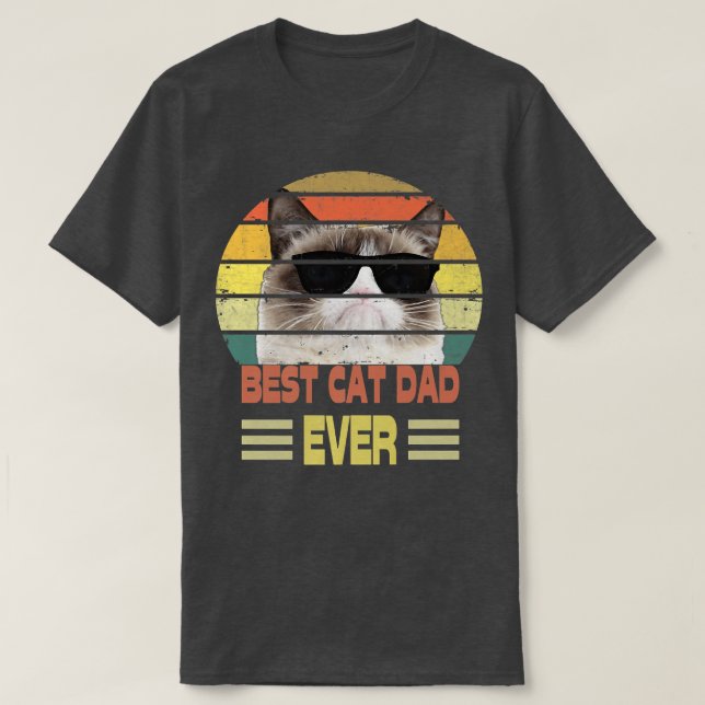 Camiseta Melhor Pai De Gato  (Frente do Design)