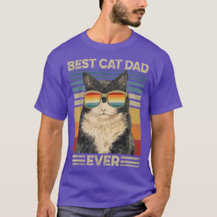 Camiseta Melhor Pai De Gato Alguma Vez Retroativo, Pai De G