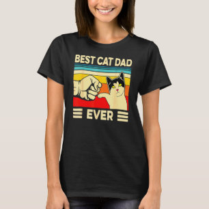 Camiseta Melhor Pai de Gato Antigo de Todos os Tempos Dia