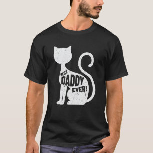 Camiseta Melhor Pai de Gato Antigo de Todos os Tempos Pap