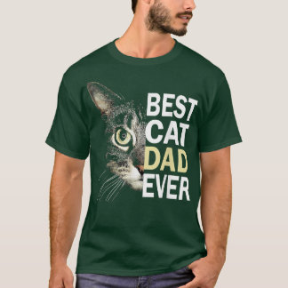 Camiseta Melhor Pai De Gato De Gato De Gato Engraçado Fa Pa